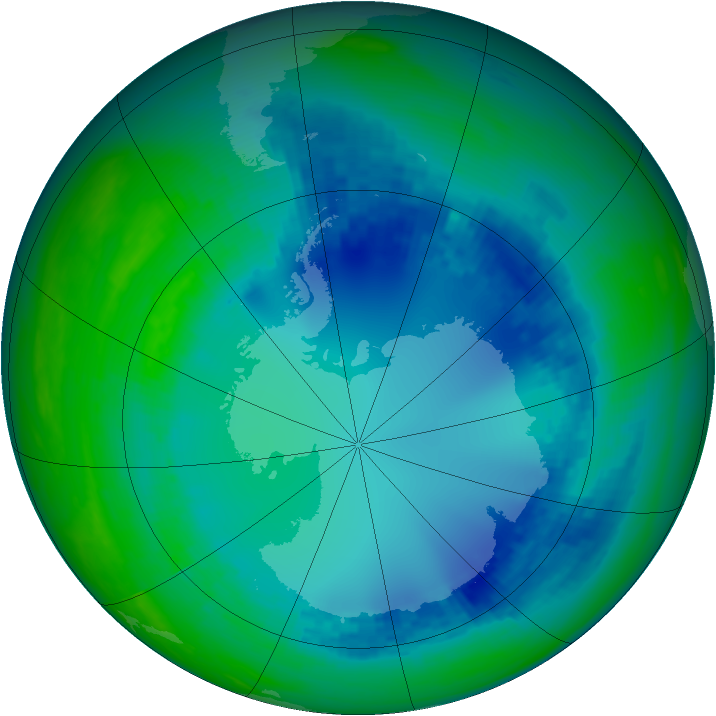 Ozone Map 2003-08-09
